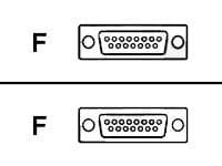 93050202 Network Cable DA15S to DA15S Crossover 50FT
