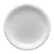 Plastic Plates 6 in. Plates Microwave Safe White - 100 Count By MVP Plastics