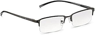Read Optics Reading Glasses for Men, Half Frame Non Prescription Glasses, Stylish Comfortable Glasses for All Day Wear