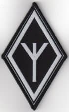 Algiz Rune/Rune Life – Aufnäher/Patch