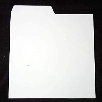 Filotrax Tabbed 7" Plastic Record Dividers - 40 PACK