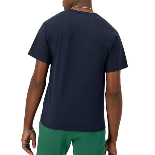 CHAMPION Men's Big and Tall Short Sleeve Ringer with Script Logo T Shirt