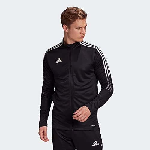 Adidas Cotton Men Solid Tiro 21 Standard Length Track Jacket