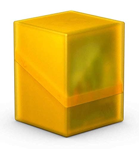 Ultimate Guard Boulder Deck Case 100+ Card Game, Amber, Large