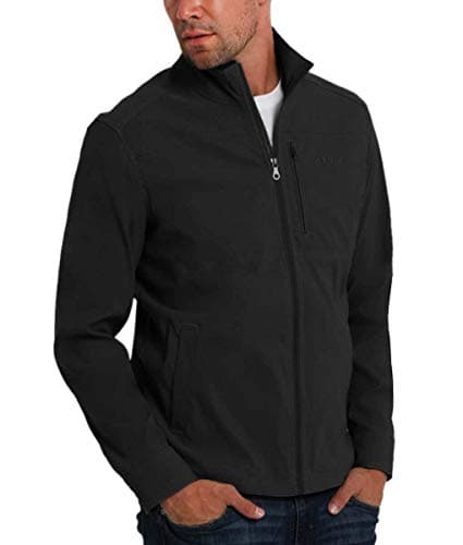 OrvisMen's Lightweight Water Resistant Stretch Jacket (Black, Medium)