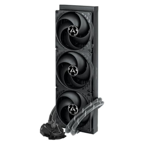 ARCTIC Liquid Freezer III 420 - Water Cooling PC, CPU AIO Water Cooler, Intel & AMD Compatible, efficient PWM-Controlled Pump, Fan: 200-1700 RPM, LGA1851 and LGA1700 Contact Frame - Black