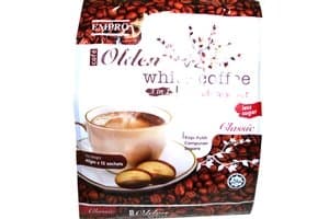 Cafe Olden White Coffee 3 in 1 Less Sugar (Pack of 1)