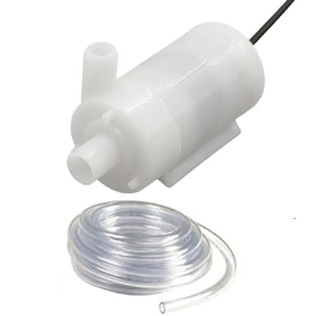 DC 3-12V Double Side Mini Water Pump, 1M Pipe, Battery Holder, Switch, Starter Kit for DIY Electronic Projects.