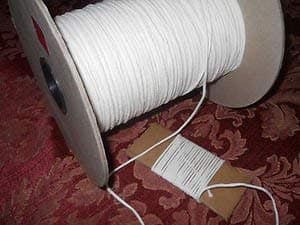 Square Braided #4 Cotton Wick 10 Yards