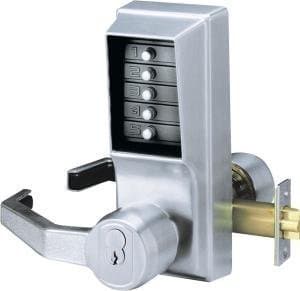 Kaba Simplex L1021 Lever Mechanical Pushbutton Lock Key Bypass