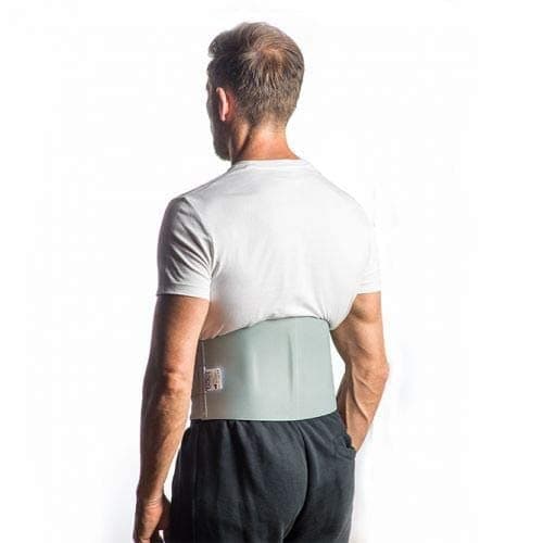 BACK Maximum Support Lower Back Brace, Unisex Lumbar Support Belt, Adjustable Brace for Pain Relief and Injury Prevention, London Spine Clinic Approved (Small)