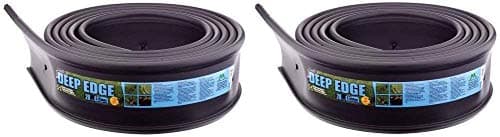 Master Mark Plastics 22620 Deep Edge Landscape Edging 6 Inch by 20-Foot, Black (Pack of 2)