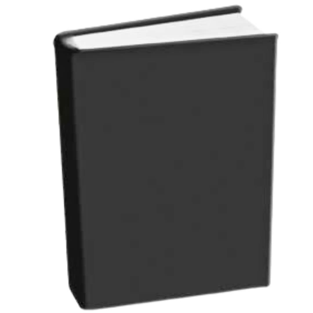 Book SoxStretchable Book Cover: Standard Size Solid Black. Fits Smaller/Thinner Hardcover Textbooks up to 8x10. Easy to Install, Adhesive-Free, Nylon Fabric Protector for School. Wash & Re-Use!