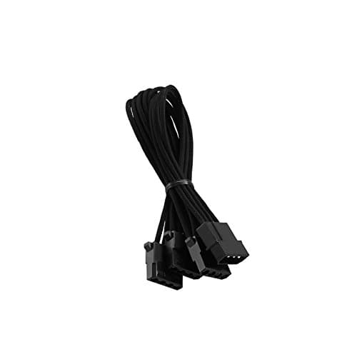 CableMod ModFlex Sleeved Molex to 3 x Molex Adapter (Black, 60cm)