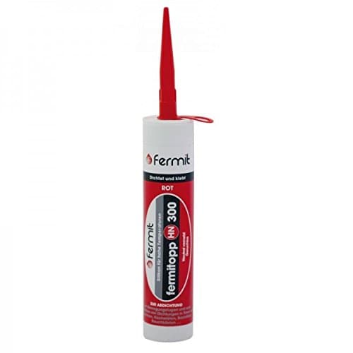 Fermit - Fermitopp HN Highly refractory, elastic single-package silicon sealant 310ml red