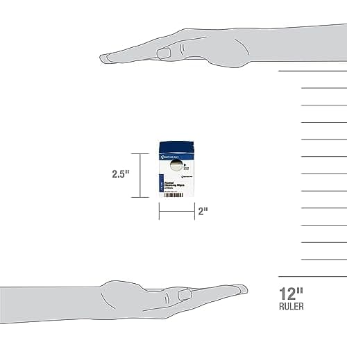 First Aid Only Alcohol Cleansing Pads, 20 Count