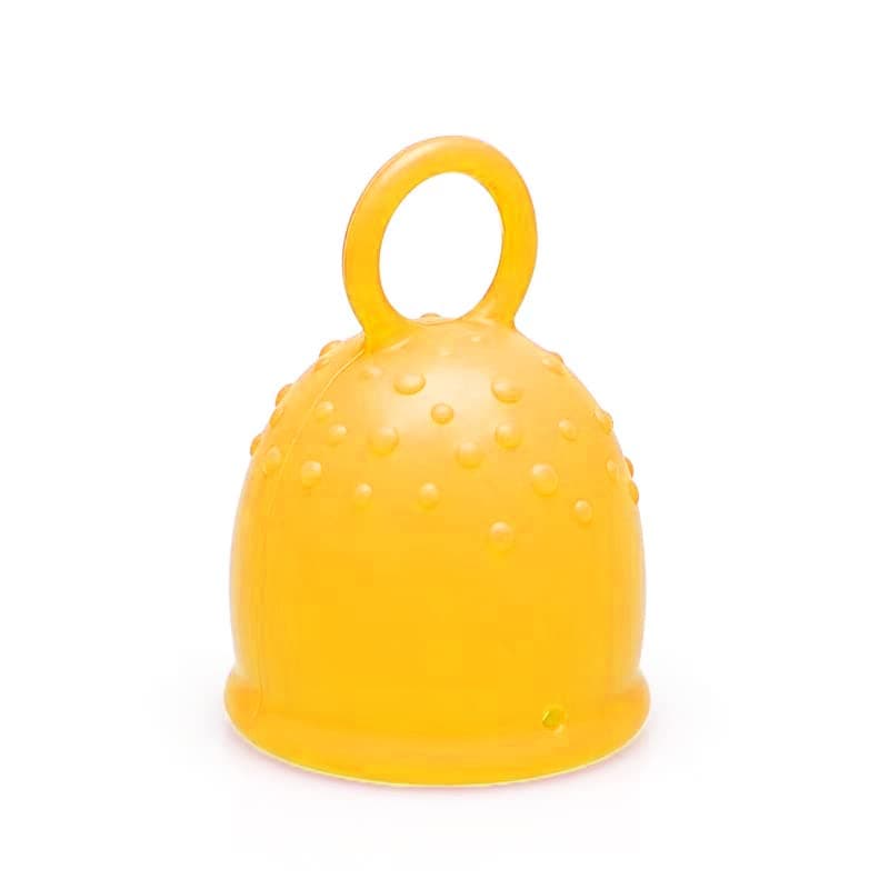 Menstrual Cup with Ring Easy Removal (Yellow L)