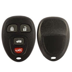 GM 15252034 Keyless Entry Remote Replacement Case and Pad (no electronics included) and Free World Wide Remotes Guide