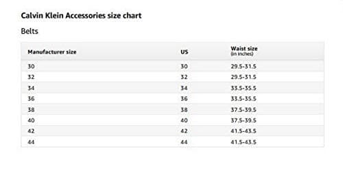 Calvin Klein Men's 38mm Flat Strap Smooth, Matte Leather Belt