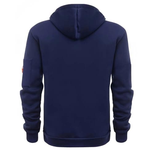 Mens 1/4 Zip Pullover Hoodie Zip Up Pocket Drawstring Tracksuit Tops Cuff Overhead Hooded Slim Fit Casual Gym Skiing Sports Warm Hoody Sweatshirts