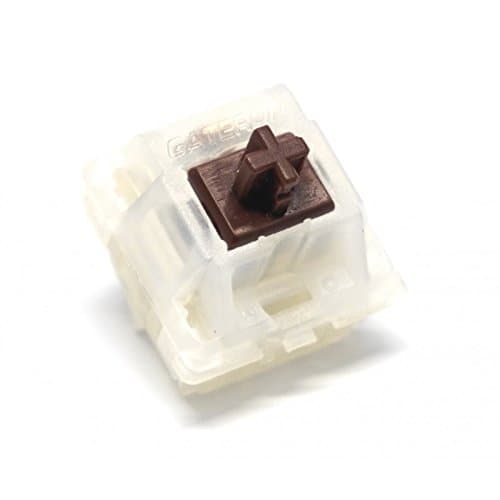 120 Gateron KS-3 Mechanical MX type Key Switch - clear top [ Brown 45g Tactile]