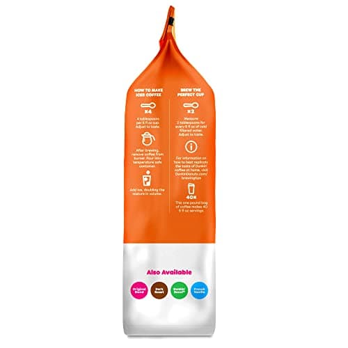 Dunkin' Donuts Hazelnut Ground Coffee, 453 g