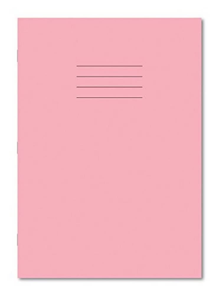 Hamelin A4 Plain 48 Pages Exercise Book - Pink (Pack of 100)