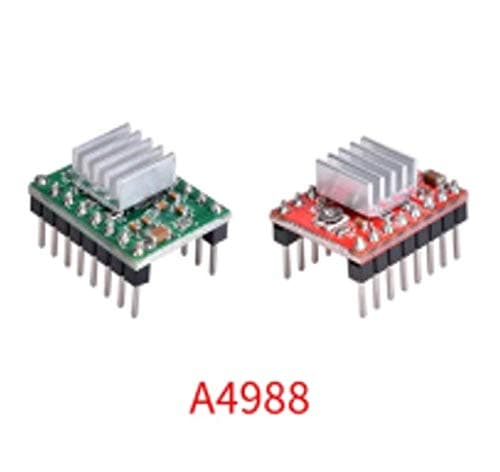 RepRap A4988 Stepper Motor Driver Module with Heatsink Stepstick for TEVO Tornado, 2 Pieces