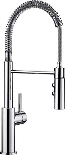 BLANCO 521476 Catris-S, Single-lever Mixer Tap With Pull-Out Hose Spray; Kitchen Mixer High-pressure Tap in Chrome, 1 Piece