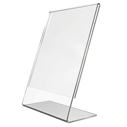 Acrylic Poster Menu Holder Perspex Leaflet Display Stands A3 A4 A5 A6 A7 A8 & A9 (3, A5)