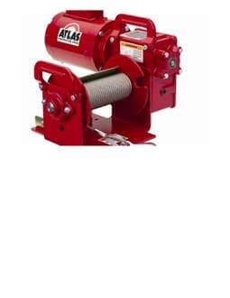Atlas Construction High Speed Worm Gear Power Winch - Lift And Pull Ty