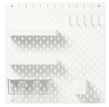 SKADIS Pegboard Combination, White, 56x56 cm (22x22)