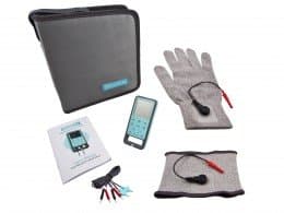Kit Device Includes Battery, Charger,Carry Case & Silver Conductive Electrode Glove Pair For Treating Neuropathy And Pain