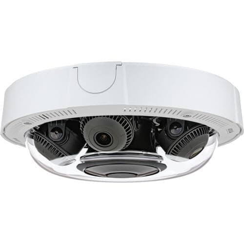 AXIS P3737-PLE Multisensor Panoramic Camera, 20MP IP Security Camera, Indoor Outdoor, Infrared, 5MP per Channel at 20 fps