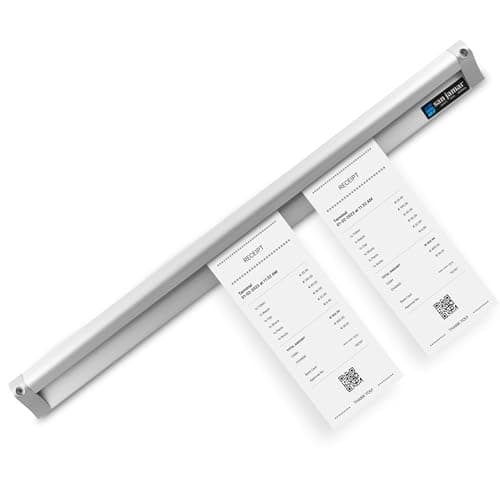 San Jamar Check Rack with Mounting Screw Pack for Kitchens and Restaurants, Stainless Steel, 36 Inches, Silver