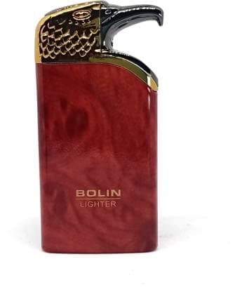 Sedoka Zero Premium Refillable Bolin Gold Red Windproof Jet Flame Windproof Lighter Pocket Lighter (Gold, Red)