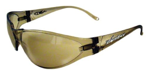 BOMBER X-BOMBS SMOKE Frame MIRROR Lens 8-10 base 66mm Sunglasses