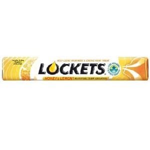 Lockets Honey and Lemon Roll Pack 43 G (Pack of 20)