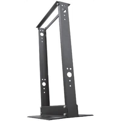 Open Frame Rack Color: Black, Rack Spaces: 45RU