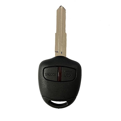 Smileyyi 2-button Remote Control Key 433MHZ ID46 Chip for Mitsubishi L200 Shogun After 2006 with Battery