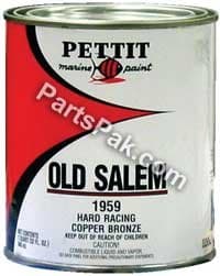 Pettit Copper Bronze Hard Racing Paint, Quart