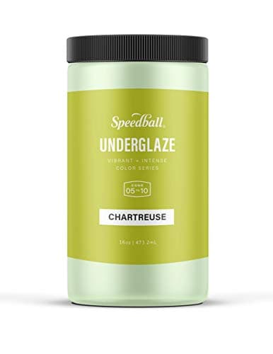 Speedball 001061 Underglaze, Chartreuse, 16OZ