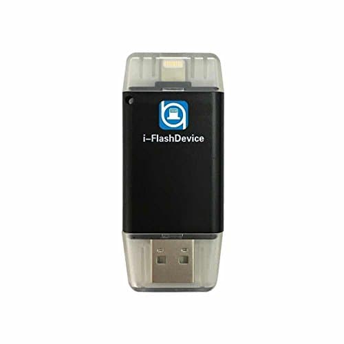 ShenStore USB HD i-Flash Device Memory Stick with Lightning Connector, 64GB, Black