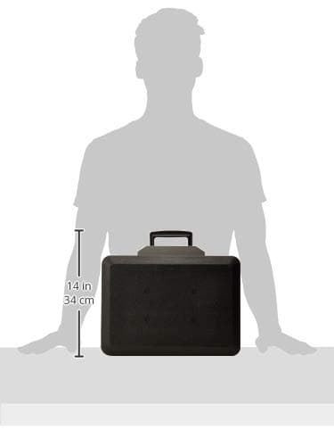 SentrySafe Fireproof Safe with Key Lock Chest Safe with Carry Handle to Secure Valuables and Jewelry - 0.25 cubic feet 6.3 x 15.3 x 12.1 inches 1160