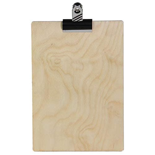 Light Oak Wooden A4 Menu Clipboards