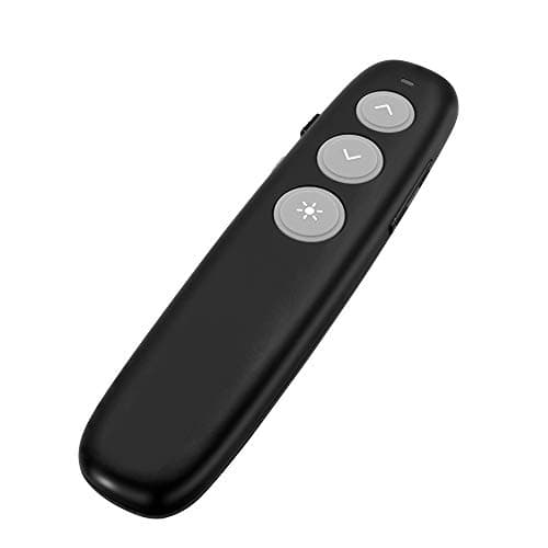 Micvista MicV02 Wireless Presenter Remote 2.4GHz Presentation USB Control PowerPoint PPT Clicker for School or Office