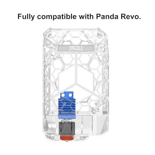 BIQU Panda Jetpack for Bambu-Lab P1S P1P X1C X1E, Front Housing Assembly, Print Head Front Cover+Cooling Fan Duct, Larger Air Flow, Effective Cooling, Compatible with Stock Extruder and Panda Revo