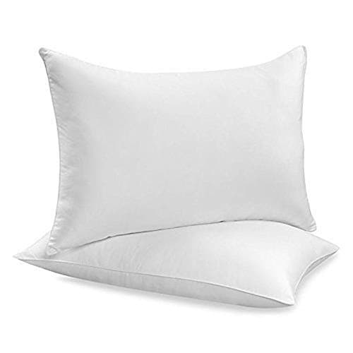 Universal Bedding Super Plush Pillow Dust Mite Resistant Down Alternative Queen Size (2 Pack) White Solid Pillow 3D Hollow 700 GSM Hypoallergenic, Siliconized Fiberfill