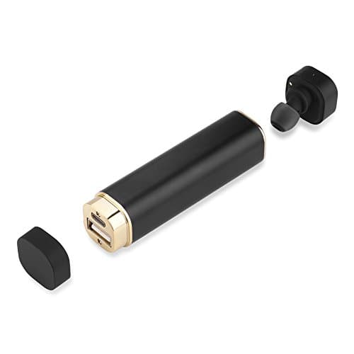 BN POWER Bluetooth Earbuds,2 In 1 Bluetooth Headset with Portable Power Bank,V4.1 Bluetooth Headphones with USB Power Bank,Mini Wireless Headset Hands-free Earphone with Mic. (Black)