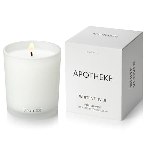 White Vetiver Scented Candle
